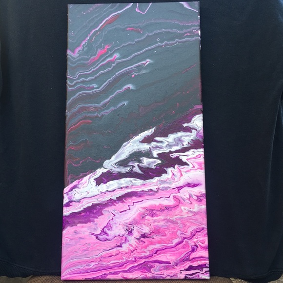 Acrylic fluid art. Original signed by artist - Picture 1 of 1